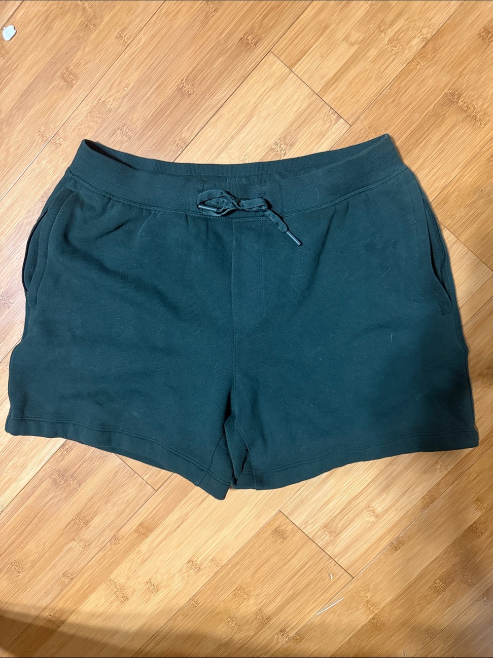 lululemon athletica Deep Green Drawstring Athletic Shorts